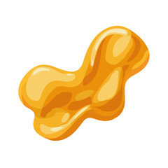 Fototapeta premium Simple_flat_2D_icon_peanut_brittle_piece_isolated_Vector, eps, flat design, animation design, simple flat 2D icon, minimalist design, clipart, illustration.