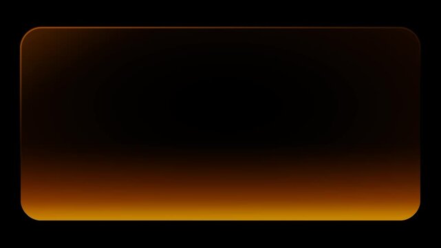 A wide horizontal glass banner with a warm golden glow along the bottom edge stretches across a dark background providing a premium space for text here