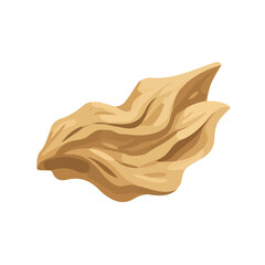 2D_icon_slippery_elm_bark_isolated_on_a_white, Vector, eps, flat design, animation design, simple flat 2D icon, minimalist design, clipart, illustration.