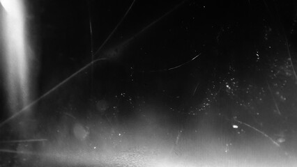 Dusty scratched scanned old film texture. Damaged grain. Overlay effect background image © MFKRT