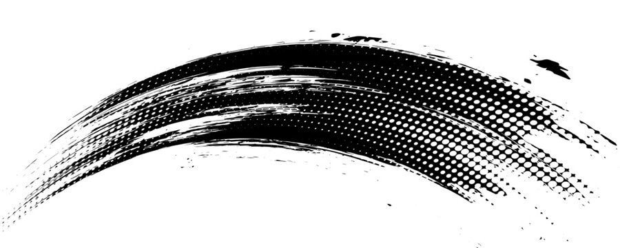 Tire tread marks, wheel textures, tire marks - car racing, motocross, drift, rally, off-road and others. Vector black isolated texture in grunge style with