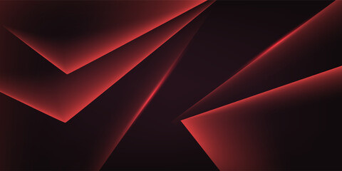 Abstract red polygon elegant background vector illustration, banner business product present