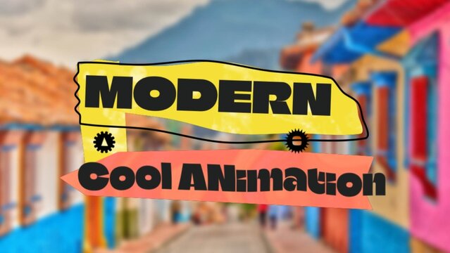 Bright Abstract Title 09