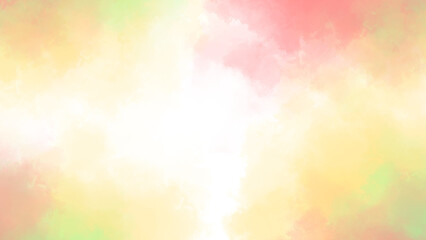 Abstract Pastel Colorful Powder Explosion Background With Soft Watercolor Texture