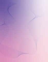 Abstract minimalist background featuring flowing line waves and smooth gradient colors. Modern fluid design suitable for posters, banners, social media, presentations, branding, and digital wallpapers