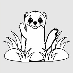 A mammal animel vector post