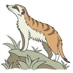 A mammal animel vector post