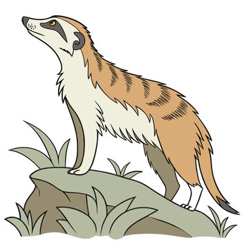 A mammal animel vector post