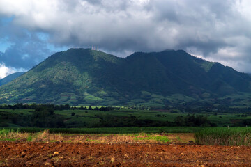 view of autumn in the mountains