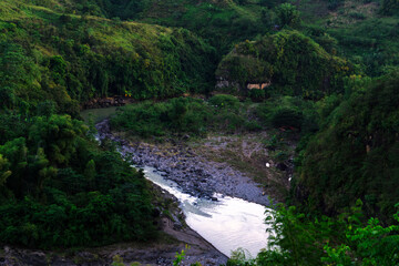 river in the mountains