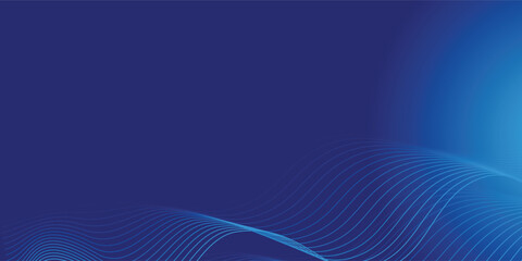 Blue gradient mesh abstract background with wavy blended lines nice for wallpaper or banner