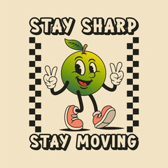 Simple and Fun Cartoon Mascot Character With Beautiful Phrase