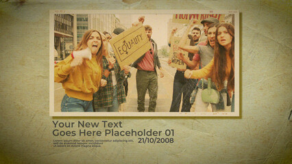 Historical Photo Frame Template