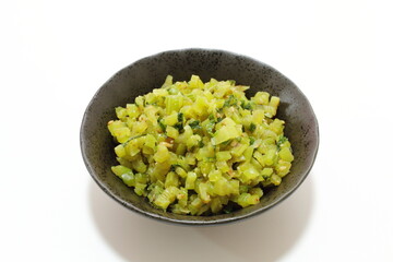 カブの葉のごま油炒め