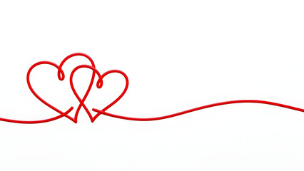 red ribbon heart