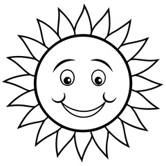 sun cartoon character