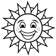 sun cartoon illustration