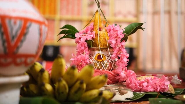 A South indian traditional wedding rituals