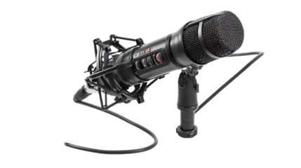 microphone isolated on white