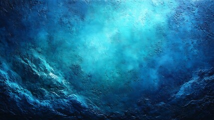 Abstract underwater texture background with shades of deep sea blue and turquoise