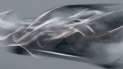 visualization of sound waves and vibrations passing through car metal panels, technical illustration style, clean neutral background
