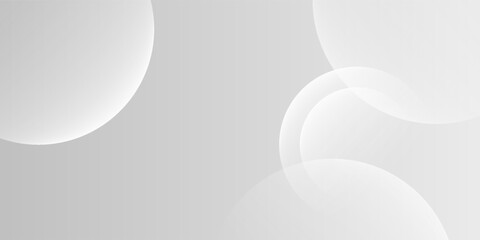 Modern simple white abstract waves background. Circle Creative Wallpaper.  Modern abstract background with geometric shapes and lines. Eps10 Vector