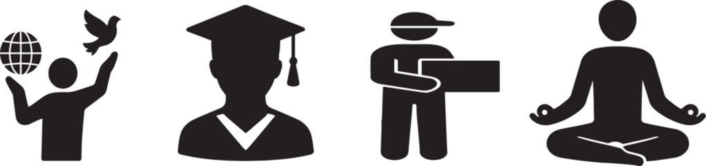 Education Learning Student Knowledge Icon Vector