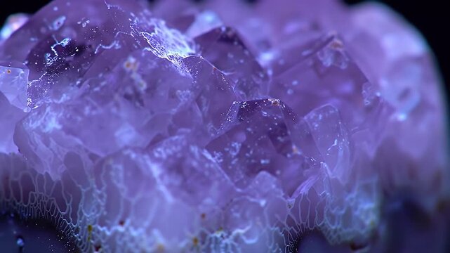 Purple Amethyst Cluster.