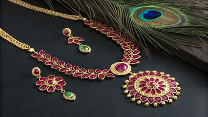 colorful beads necklace