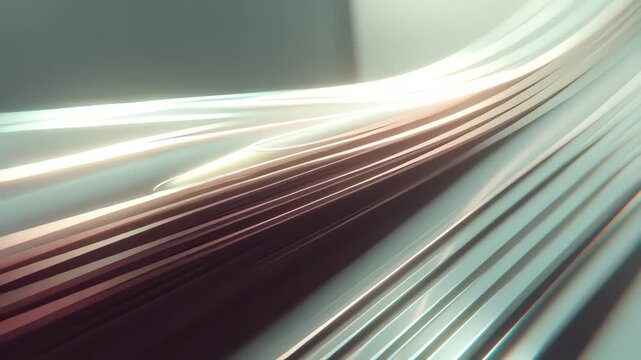 Abstract Light Trails in Motion