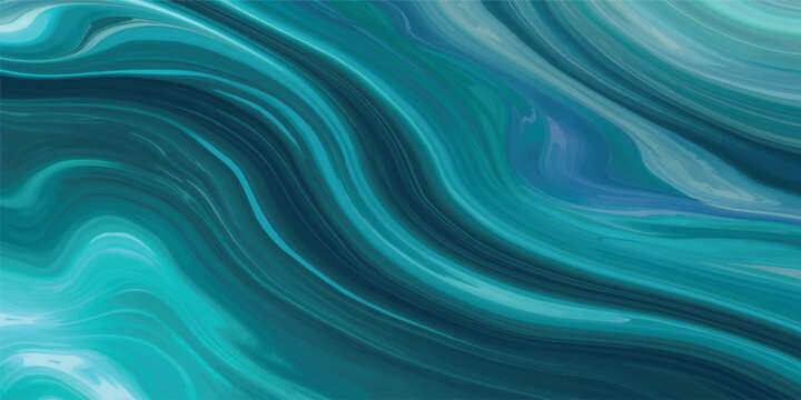 An abstract blue background featuring soft flowing waves of silk and liquid light creates a smooth digital pattern with motion and elegant curves