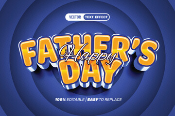 Father's Day  Vector Text Effect