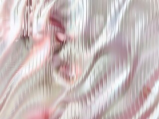 Reeded Glass. Colored Ribbed Background. Blue, Purple, Silver, Pink and Violet. Abstract lines with neon effect on patterned texture. Bright crystal reflection with futuristic wave.