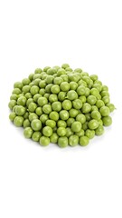 Fresh green peas piled high, perfect for healthy eating and vibrant culinary creations, highlighting natural goodness and garden freshness for your projects