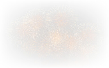 Holiday Fireworks Blast PNG Isolated Transparent Overlay