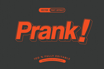 3D Prank Editable Text Effect