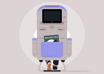 Passenger feet are seen peeking out from under airplane seats, relaxed and ready for the journey, The scene captures a cozy moment of travel and leisure.