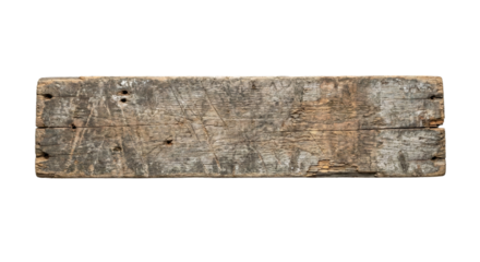 Weathered wooden plank