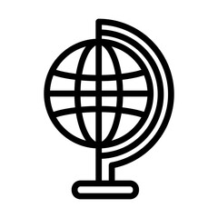 Globe line icon