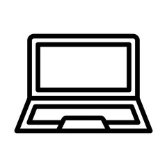Laptop line icon