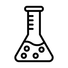 Flask line icon
