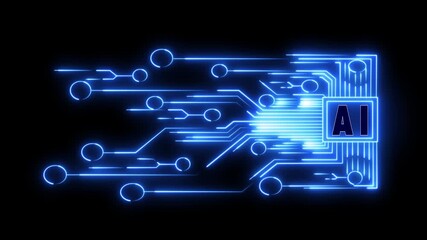Hi tech lights color square elements flickering dots seamless loop digital halftone texture abstract Digital small circles little dots screen technology cloud computing ai grid. Artistic circuit data - Powered by Adobe