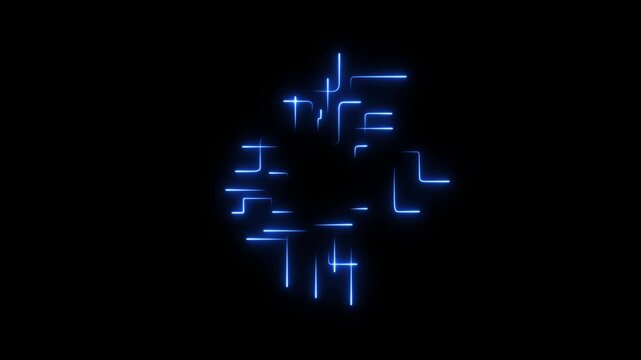 Hi tech lights color square elements flickering dots seamless loop digital halftone texture abstract Digital small circles little dots screen technology cloud computing ai grid. Artistic circuit data