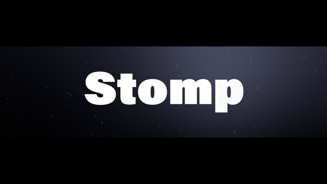 Stomp Typography Animation