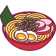 Ramen Vector Illustration