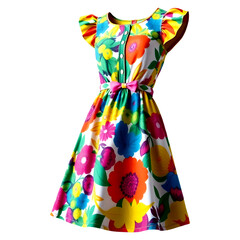 colorful dress isolated