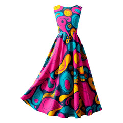 colorful dress isolated