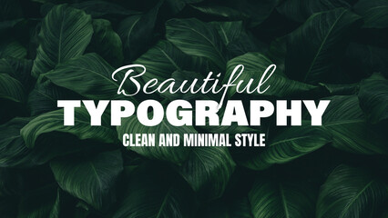 Clean and Minimal Text Animations