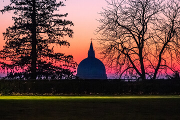 Udine. A magical Christmas atmosphere bathed in lights.