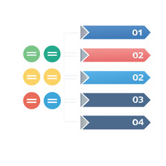 Obraz premium Set of infographic elements data visualization vector design template. Can be used for steps, options, business process, workflow, diagram, flowchart concept, timeline, marketing icons, info graphics.